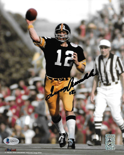 Terry Bradshaw Autographed Pittsburgh Steelers 8x10 Photo Beckett Auth -  Famous Ink