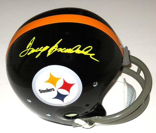 Terry Bradshaw Autographed Pittsburgh Steelers Riddell TK Authentic He -  Famous Ink