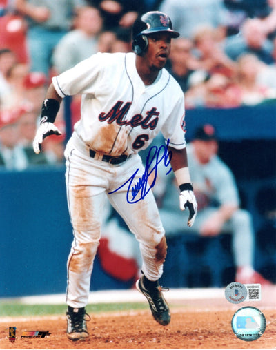 Timo Perez Autographed New York Mets 8x10 Photo Beckett Authenticated