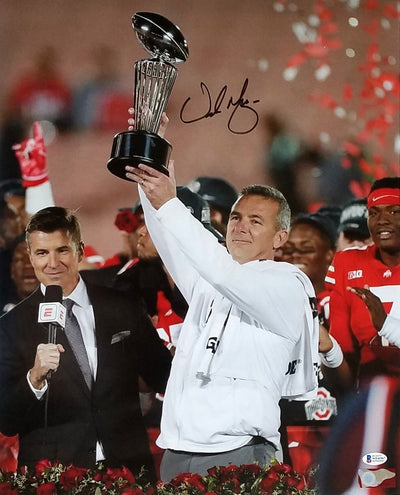 Urban meyer hot sale signed football