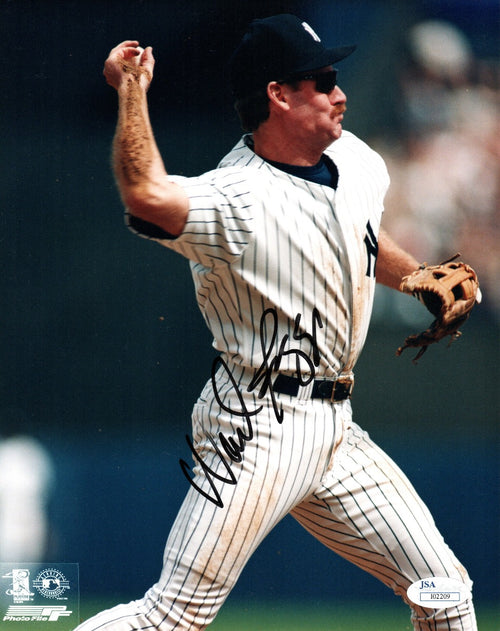 Wade Boggs Autographed New York Yankees 8x10 Photo JSA